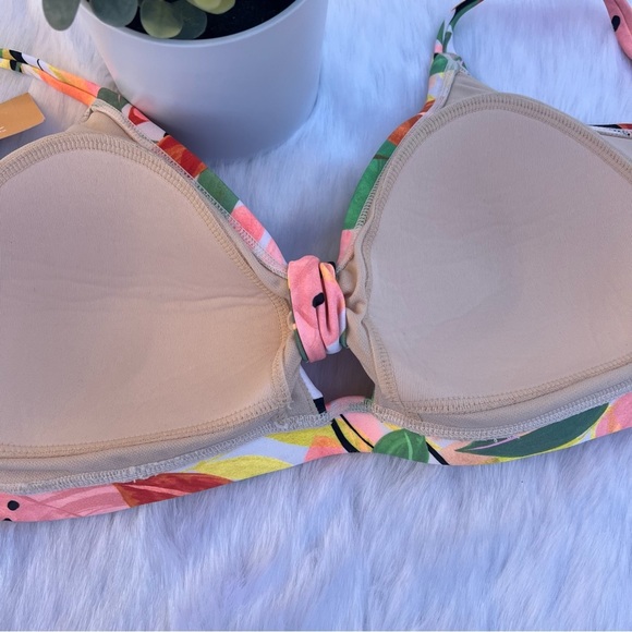 NWT Kona Sol Women’s V-Neck Knot Bikini Top - Picture 14 of 17